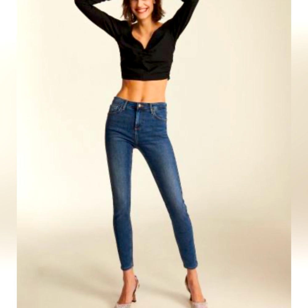 NWT Reserved skinny blue jeans